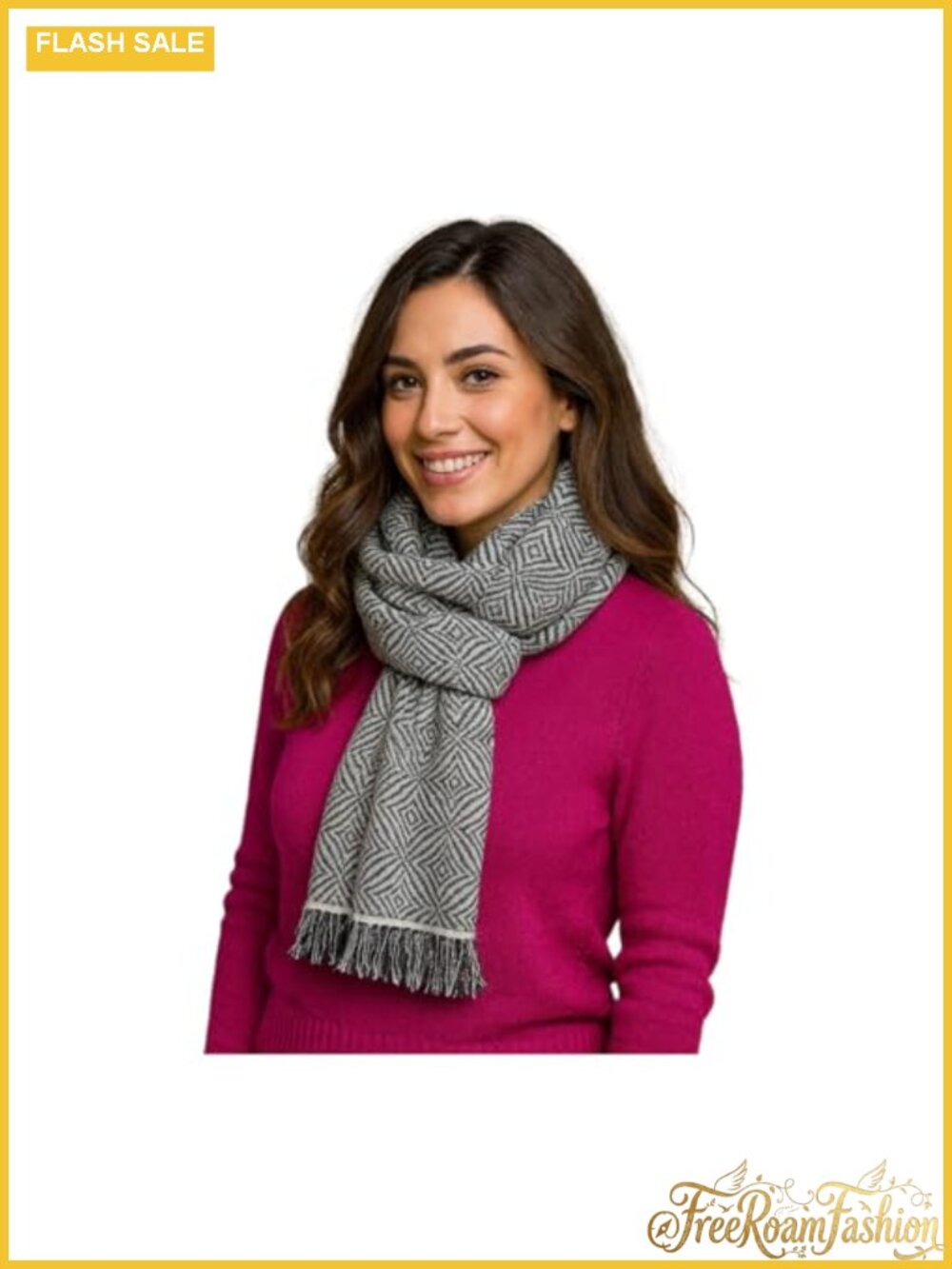 Handwoven Cashmere Wool Scarf Wrap Lightweight Versatile